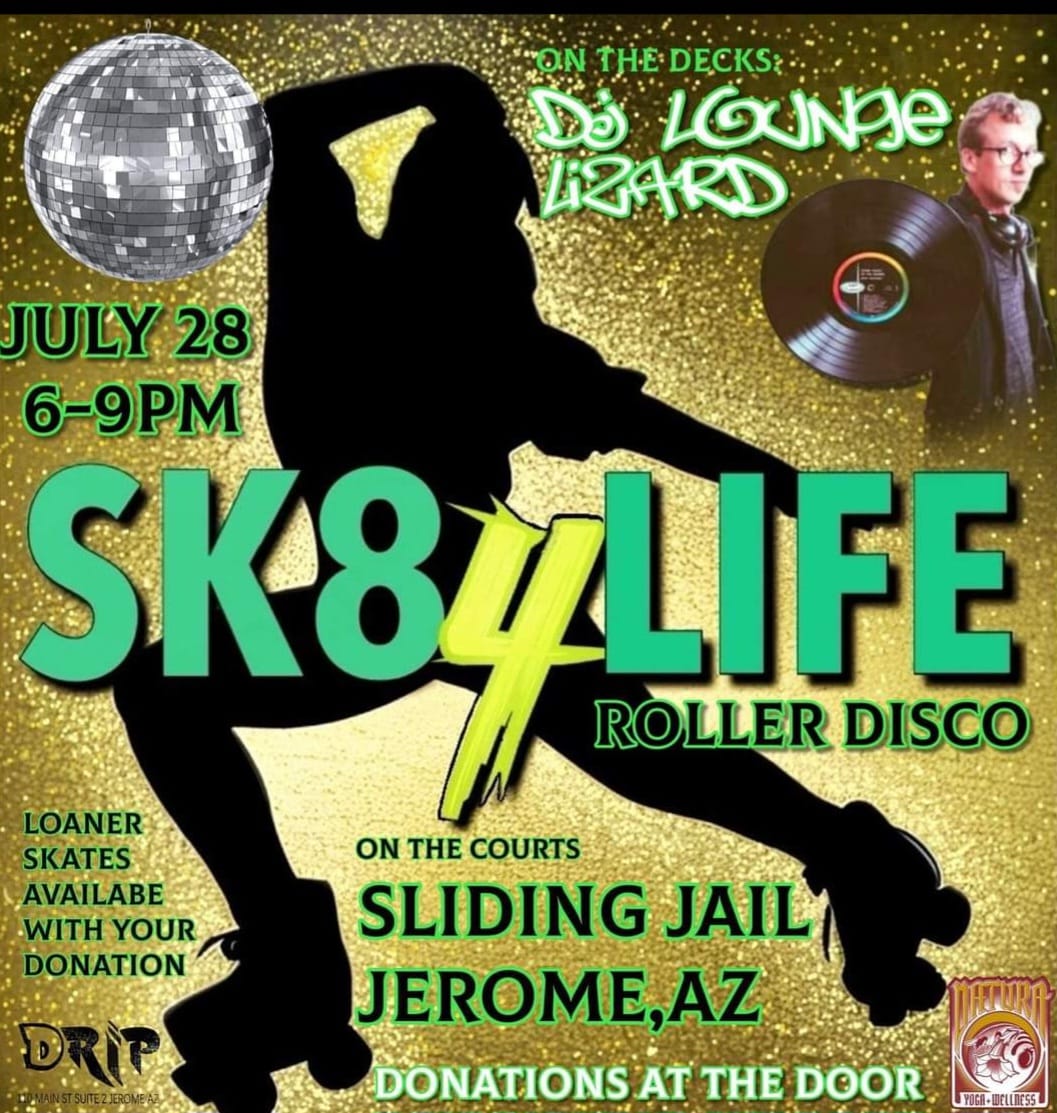 poster for roller skating night